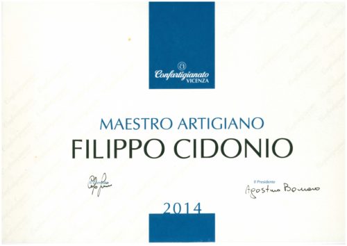 Maestro Artigiano anno 2014